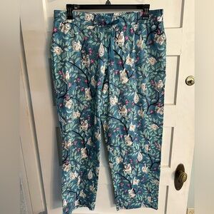 Vera Bradley Women Teal Sloth Print lounge